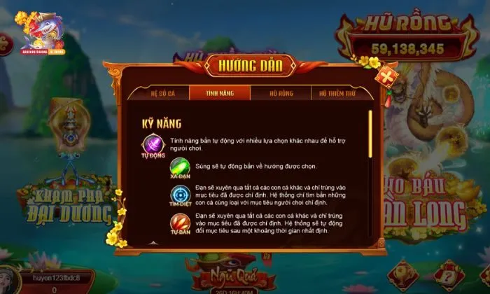Kỹ năng trong Bá Chủ Đại Dương