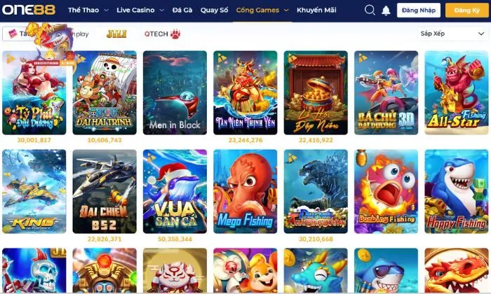 Đôi nét về sảnh game Bắn Cá ONE88
