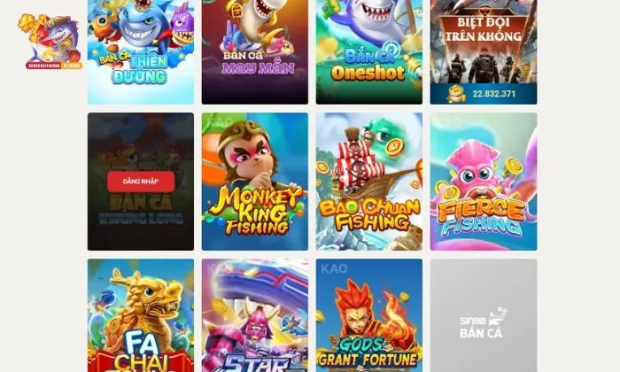 Bắn cá SIN88 – đa dạng các sản phẩm game khác nhau