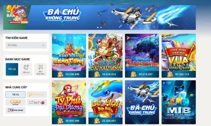 Mỗi tựa game lại được xây dựng với một chủ đề riêng
