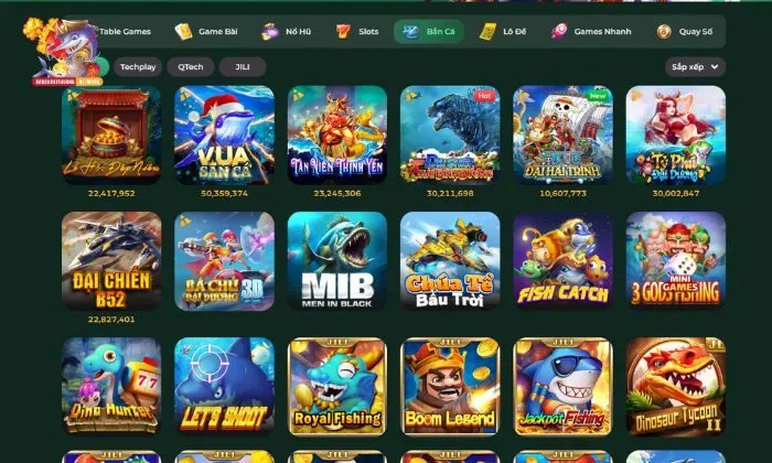 Giới thiệu tổng quan về sảnh game bắn cá UK88