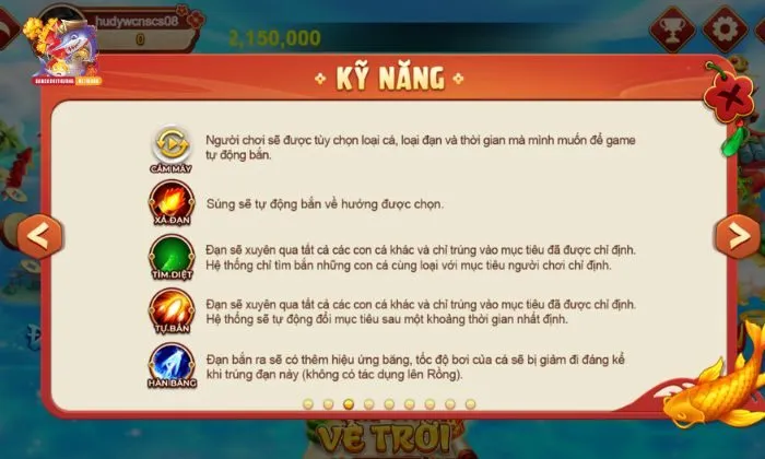 Hướng dẫn chơi Bắn cá vip