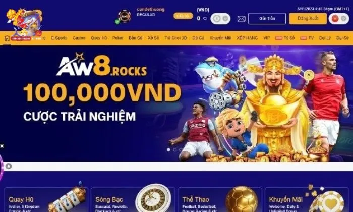 Xóc đĩa online Nhà cái AW8